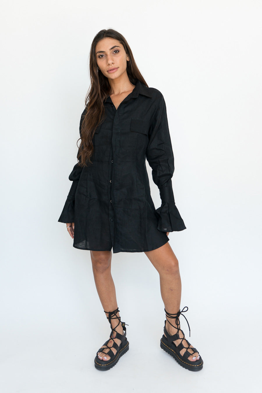 Blouse dress black discount