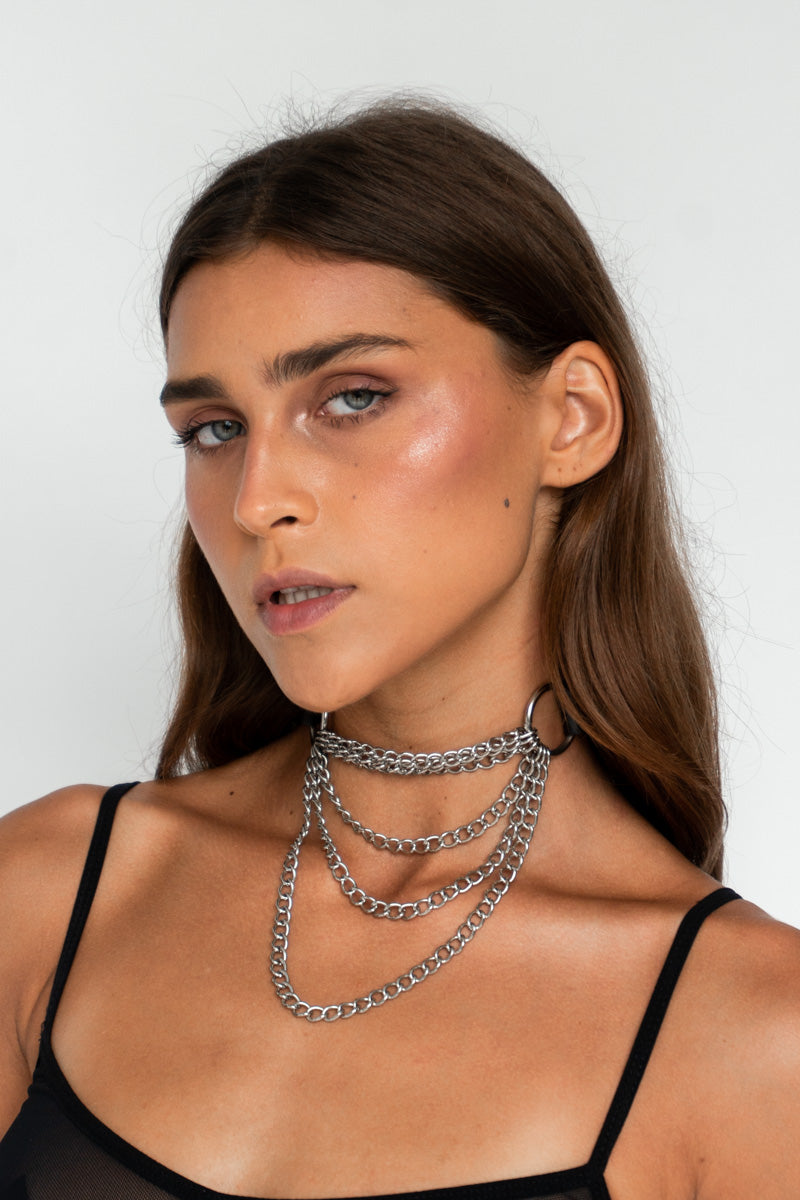 Choker Arya Black Circle Katya Kate