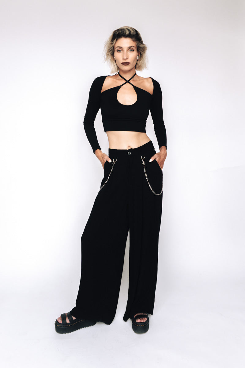 Pant Daliah Black Circle Alyona