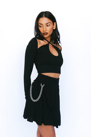 Skort Daliah Mel Black Circle