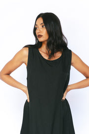 Tanktop Dress Daliah Mel Black Circle