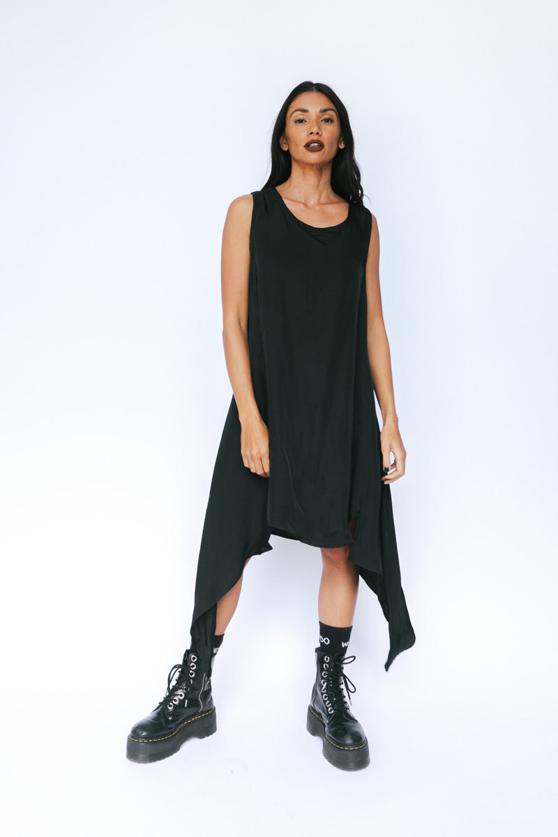 Tanktop Dress Daliah Mel Black Circle