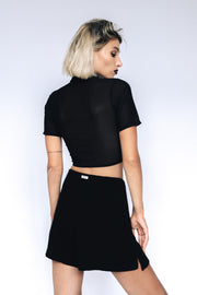 Top Daliah Alyona Black Circle