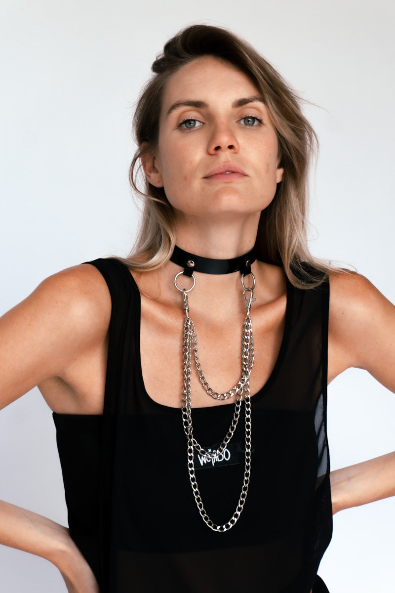 Choker Wednesday Karolina k black circle