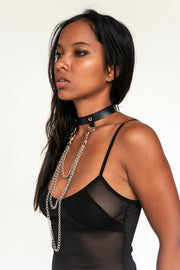 Choker Wednesday Agatha S black circle