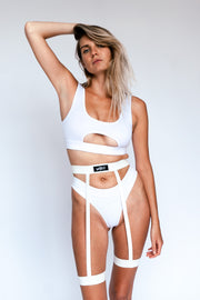 Leg Harness Weirdo White Karolina K