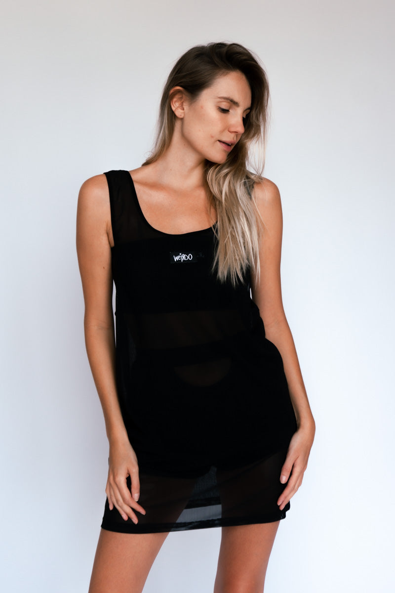 Mesh Dress Weirdo Karolina K Black Circle