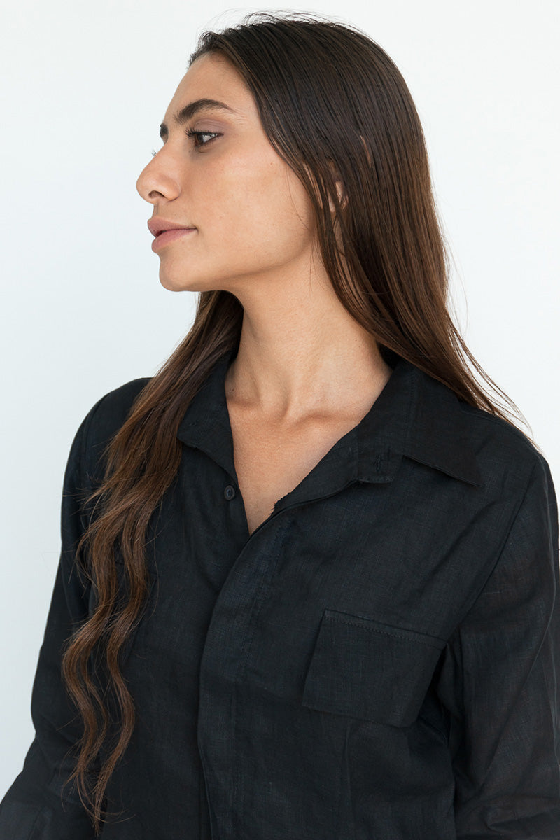 Black Circle Noïr Blouse Dress Lilou