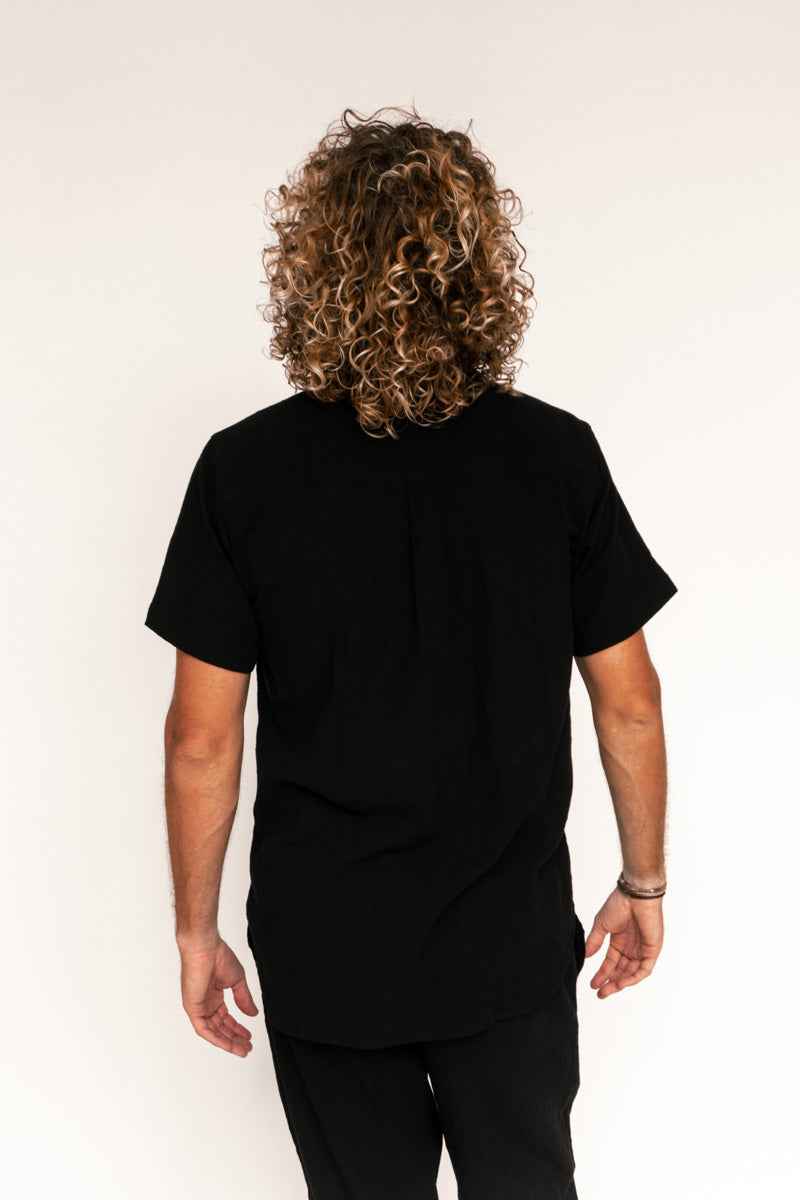 The Black Circle Blank Surf Wear Short Sleeve Shirt "Trestles"