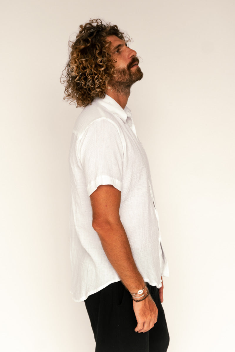 The Black Circle Blank Surf Wear Short Sleeve Shirt "Backdoor"
