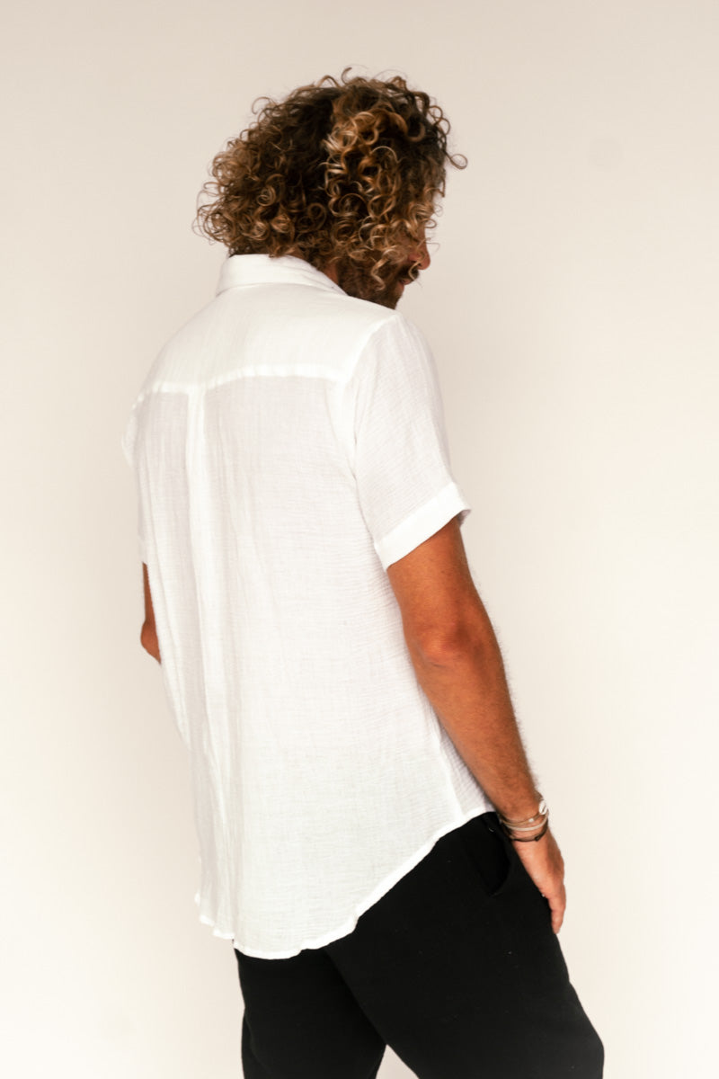 The Black Circle Blank Surf Wear Short Sleeve Shirt "Backdoor"