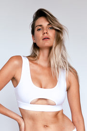 Underboob Top Lee Black Circle Karolina K