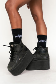 Weirdo Socks black circle